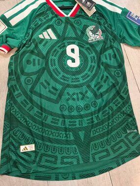 2026 MEXICO WORLD CUP GREEN JERSEY #9 RAUL